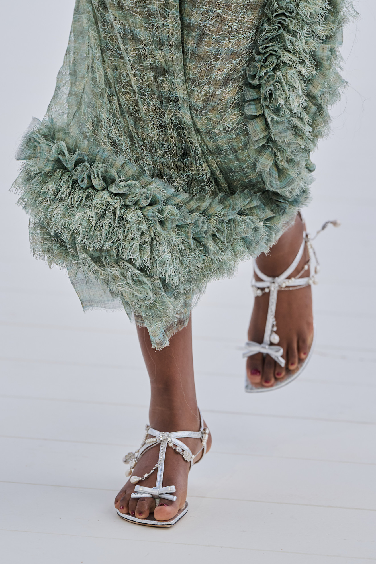 An image of the accessories at the Dior spring/summer 2027 show.