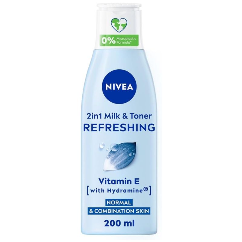 Nivea 2-in-1 Refreshing Milk & Toner Face Cleanser