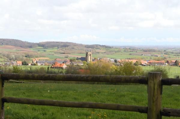 The beautiful countryside in the region
