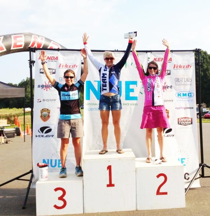 Women's podium at the Fool's Gold 100
