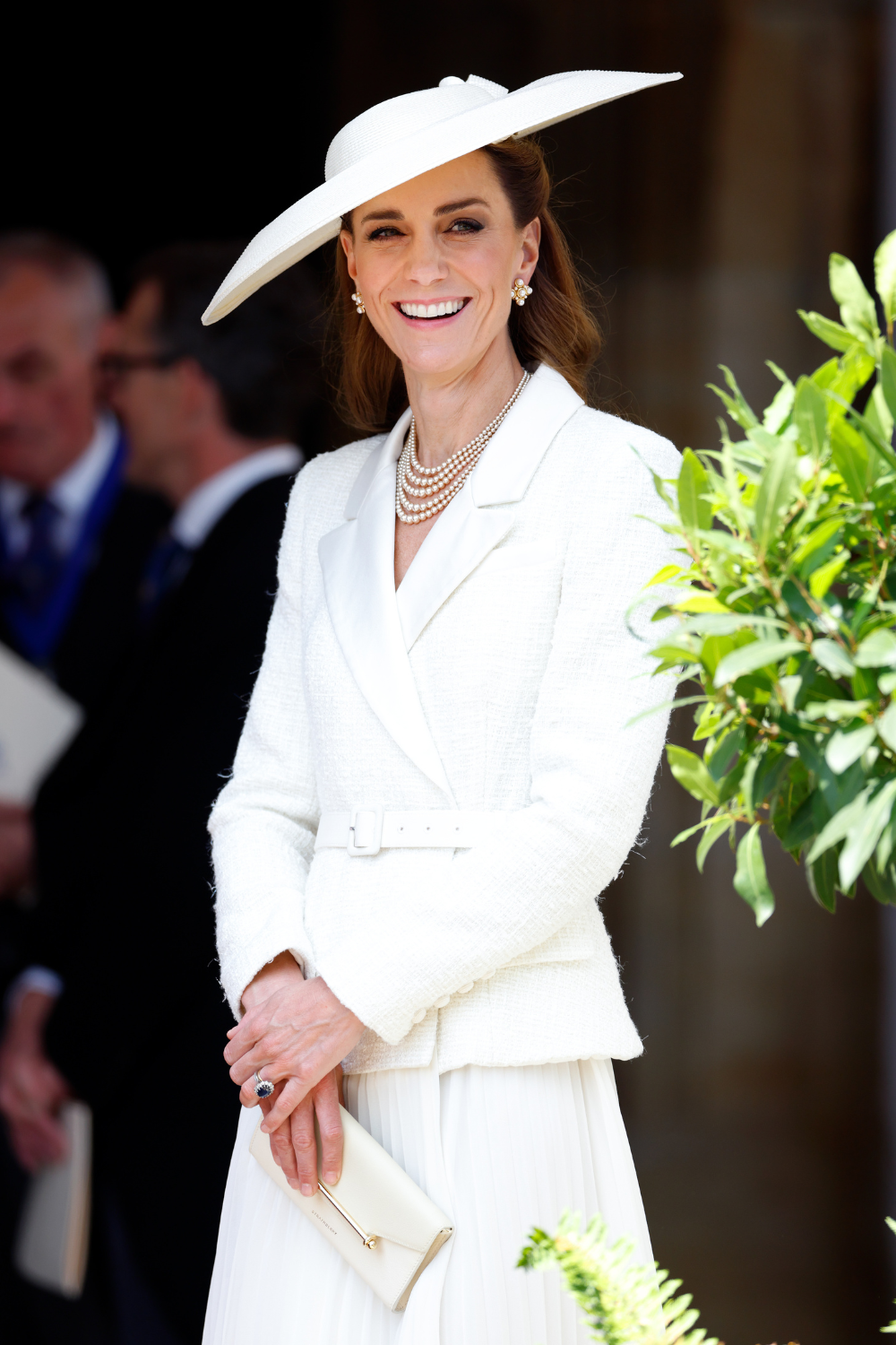 Catherine, Princess of Wales attends the Order of the Garter service at St. George's Chapel, Windsor Castle