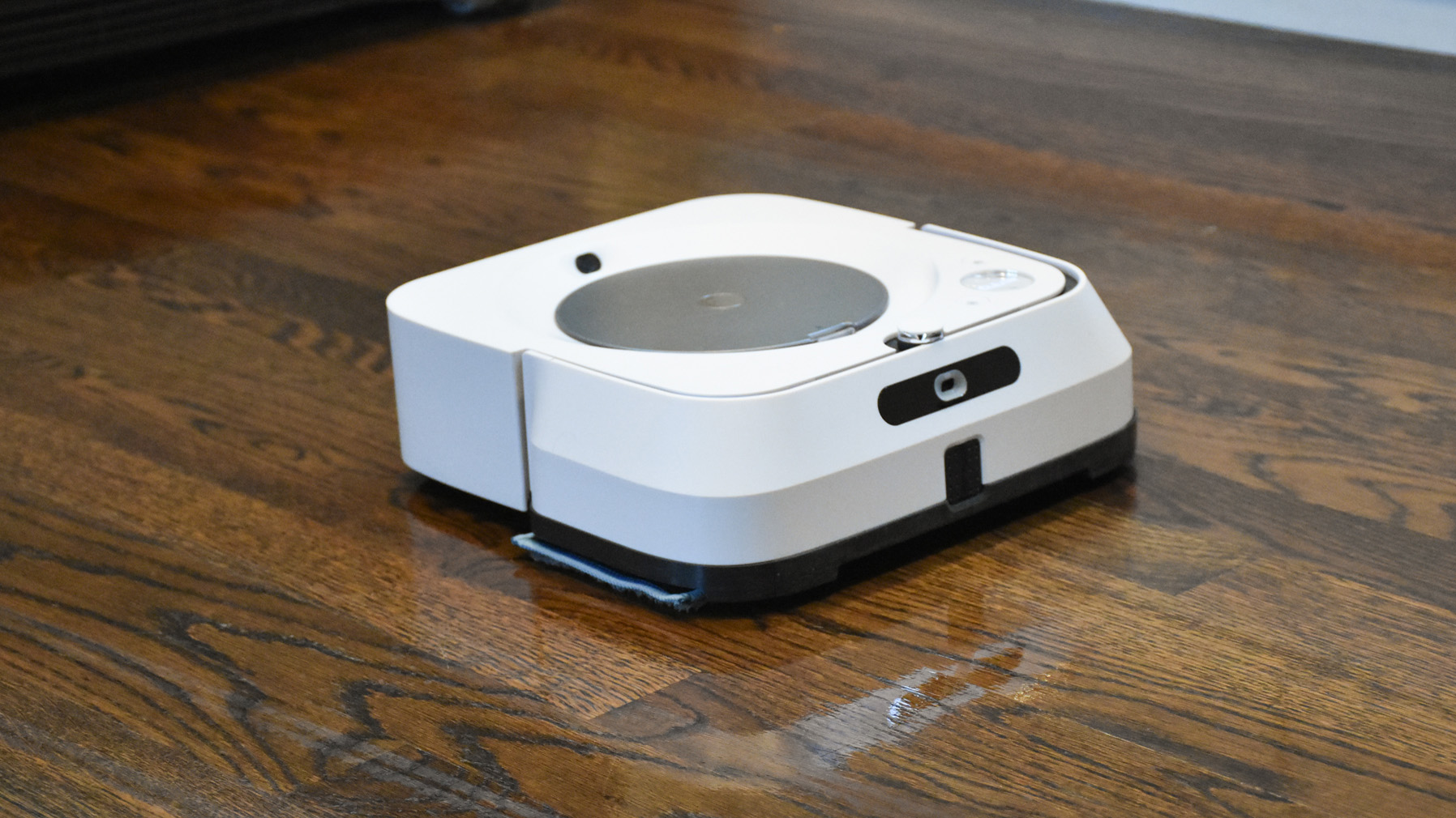 iRobot Braava Jet M6 on hardwood floor