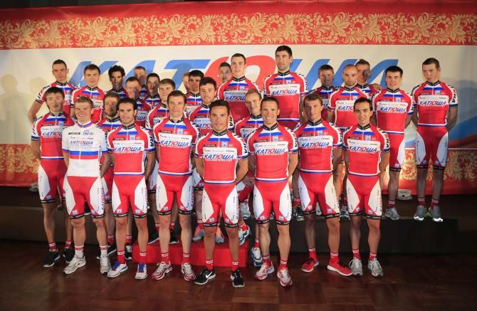 Katusha's 2013 roster.