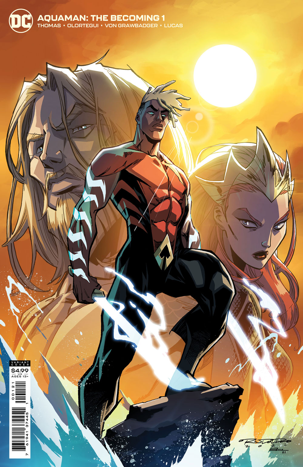 Aquaman: The Becoming #1 cover