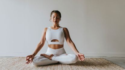 Woman doing yoga