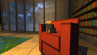 A blocky cat in Skin Deep