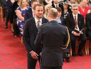 Harry Kane received his MBE on Thursday
