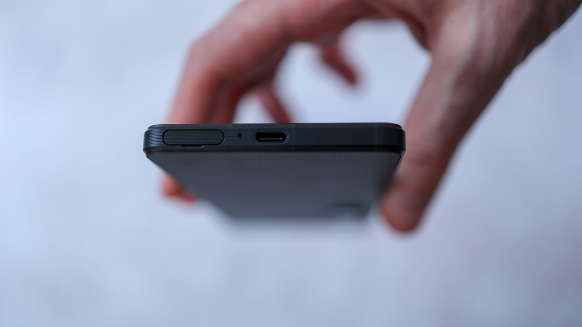 A photo of a black Sony Xperia 1 VI smartphone