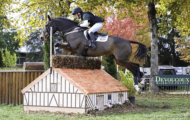 GBR-Simon Grieve (CORNACREW) CCI4* CROSS COUNTRY: 2015 FRA-Les Etoiles de Pau (Saturday 24 October) CREDIT: Libby Law COPYRIGHT: LIBBY LAW PHOTOGRAPHY