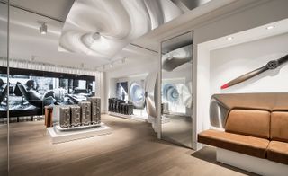 Luxury German luggage company Rimowa's flagship concept store interior