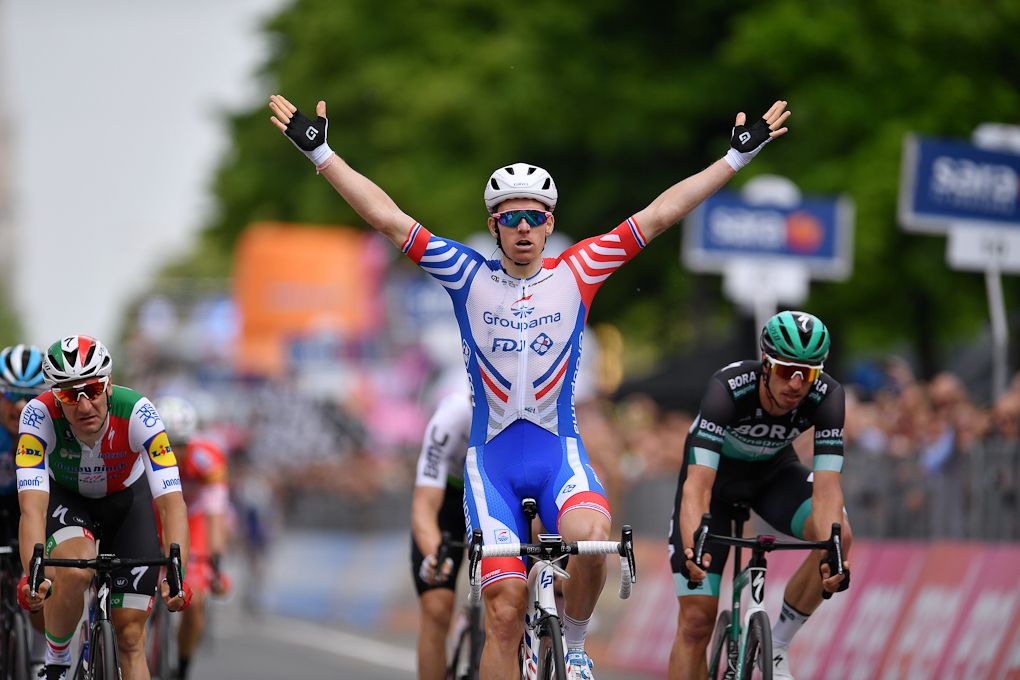 Arnaud Demare wins stage 10 at the 2019 Giro d'Italia