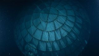 Underwater image of Artemis II heat shield 