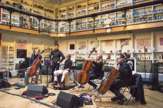 Apocalyptica perform at Bart's Pathology Museum, London