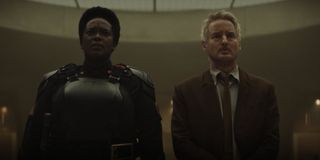 Wunmi Mosaku and Owen Wilson on Loki