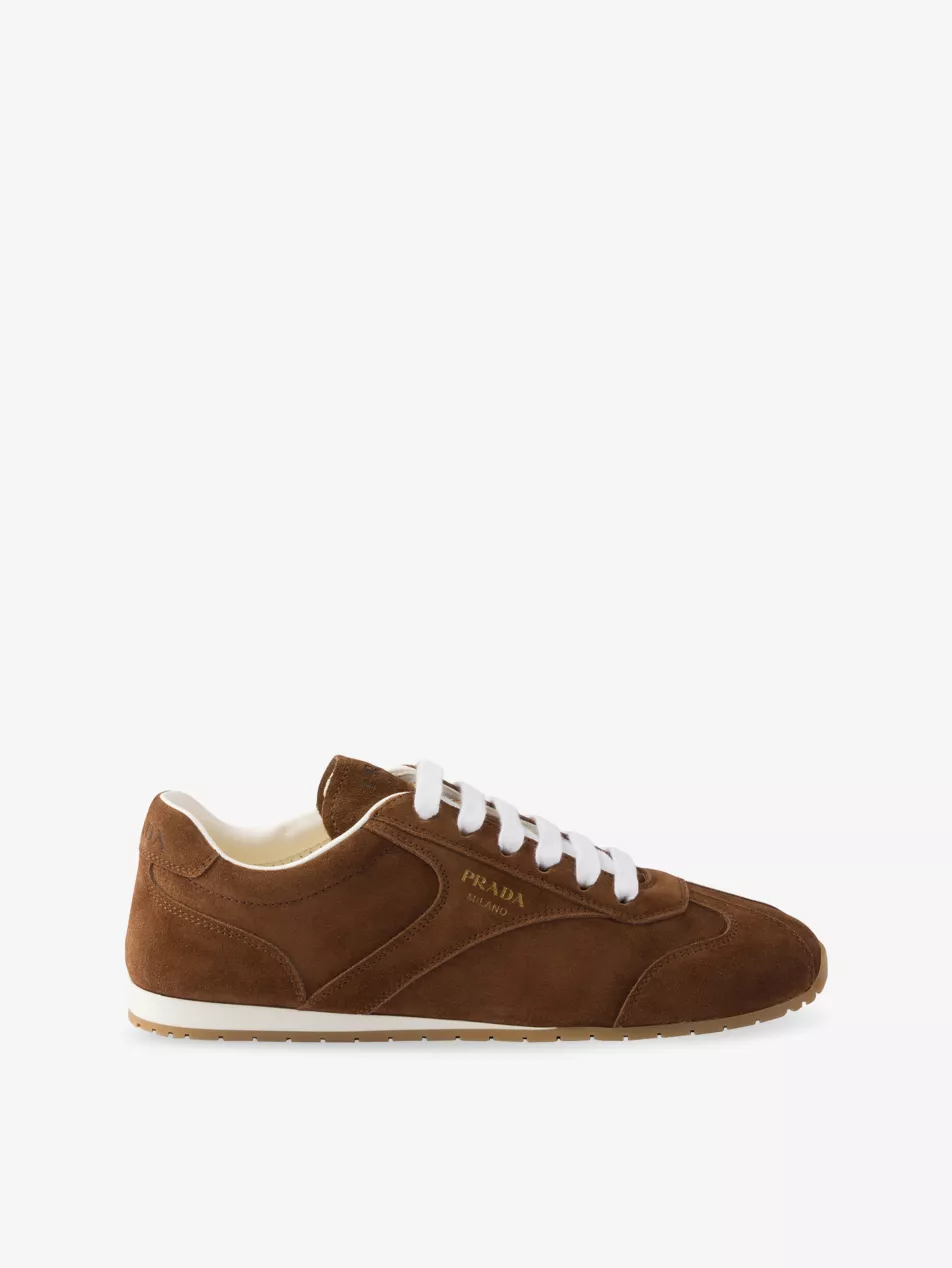 Logo Suede Trainers