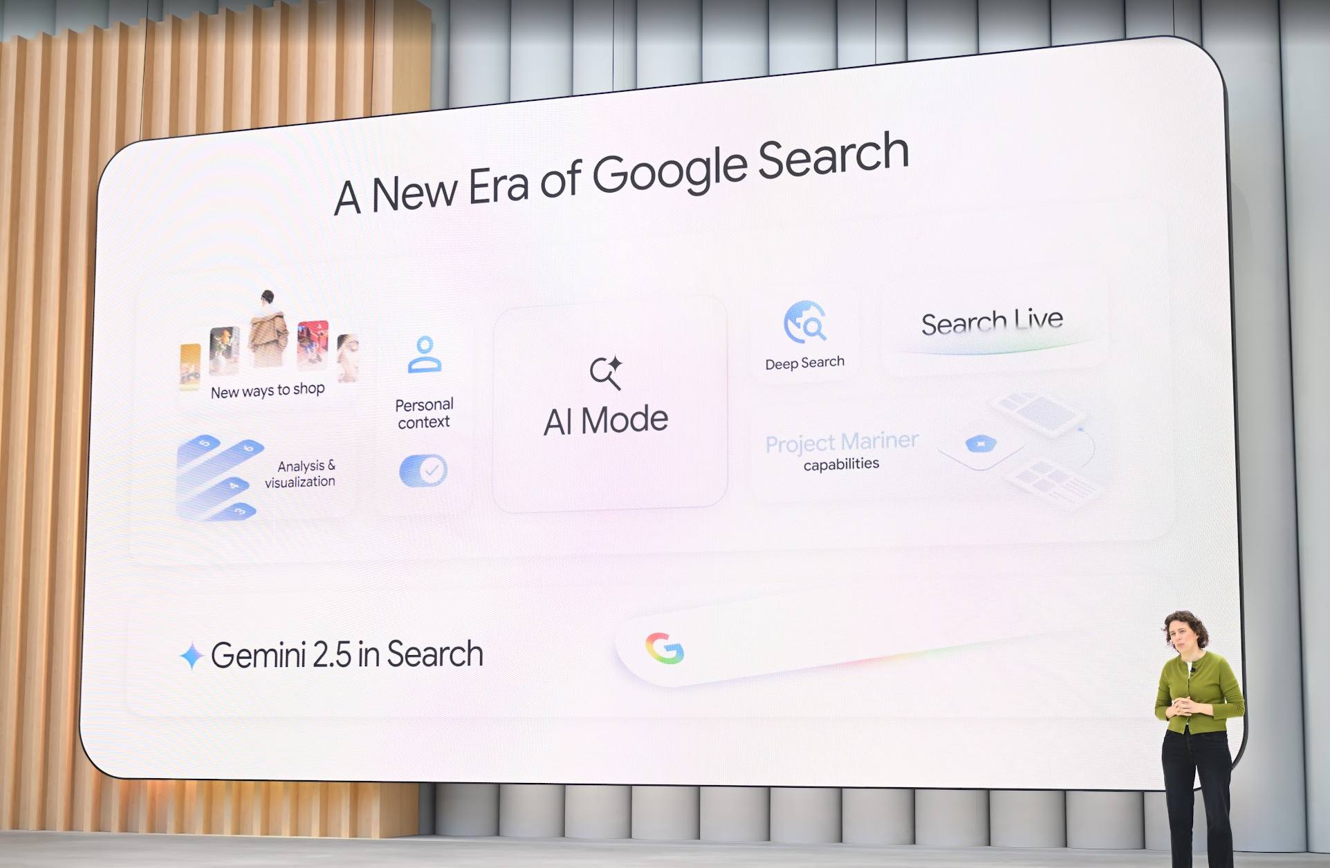 Google I/O AI Mode summary