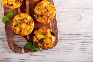 mini vegetable frittata