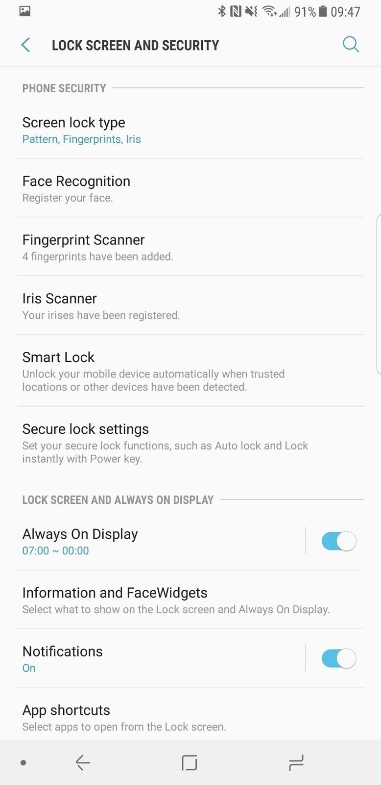 How to customize Always On Display on the Samsung Galaxy Note 8 ...