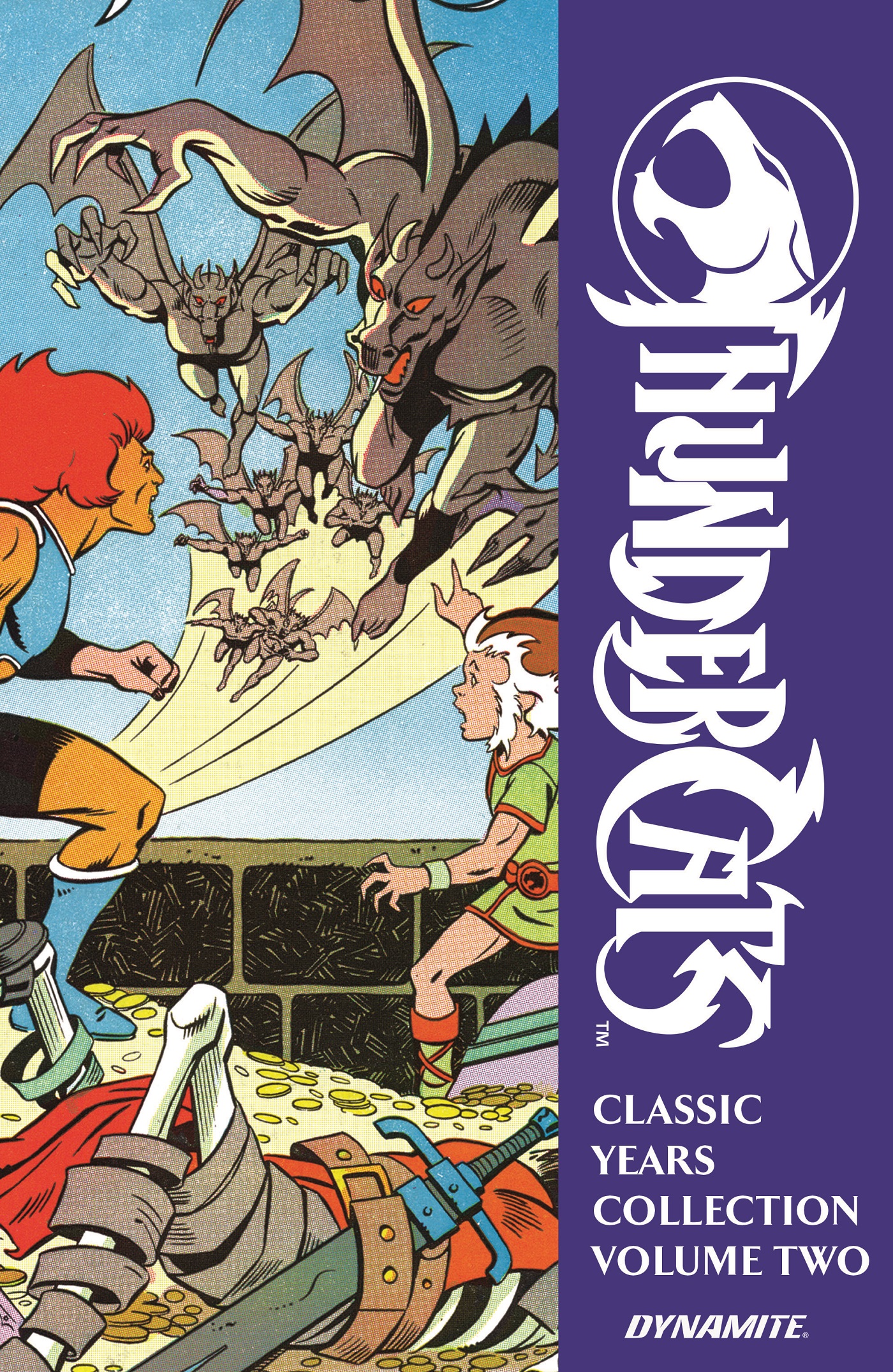 Covers for Dynamite's ThunderCats Classic Years Collections.