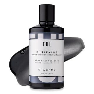 Ful Purifying Charcoal Shampoo | Clarifying Shampoos to Remove Build Up, Excess Oil, and Pollutants | Vegan Sulfate Free Shampoo | Shampoo for Greasy Hair | Deep Cleansing Shampoo | Made in Uk