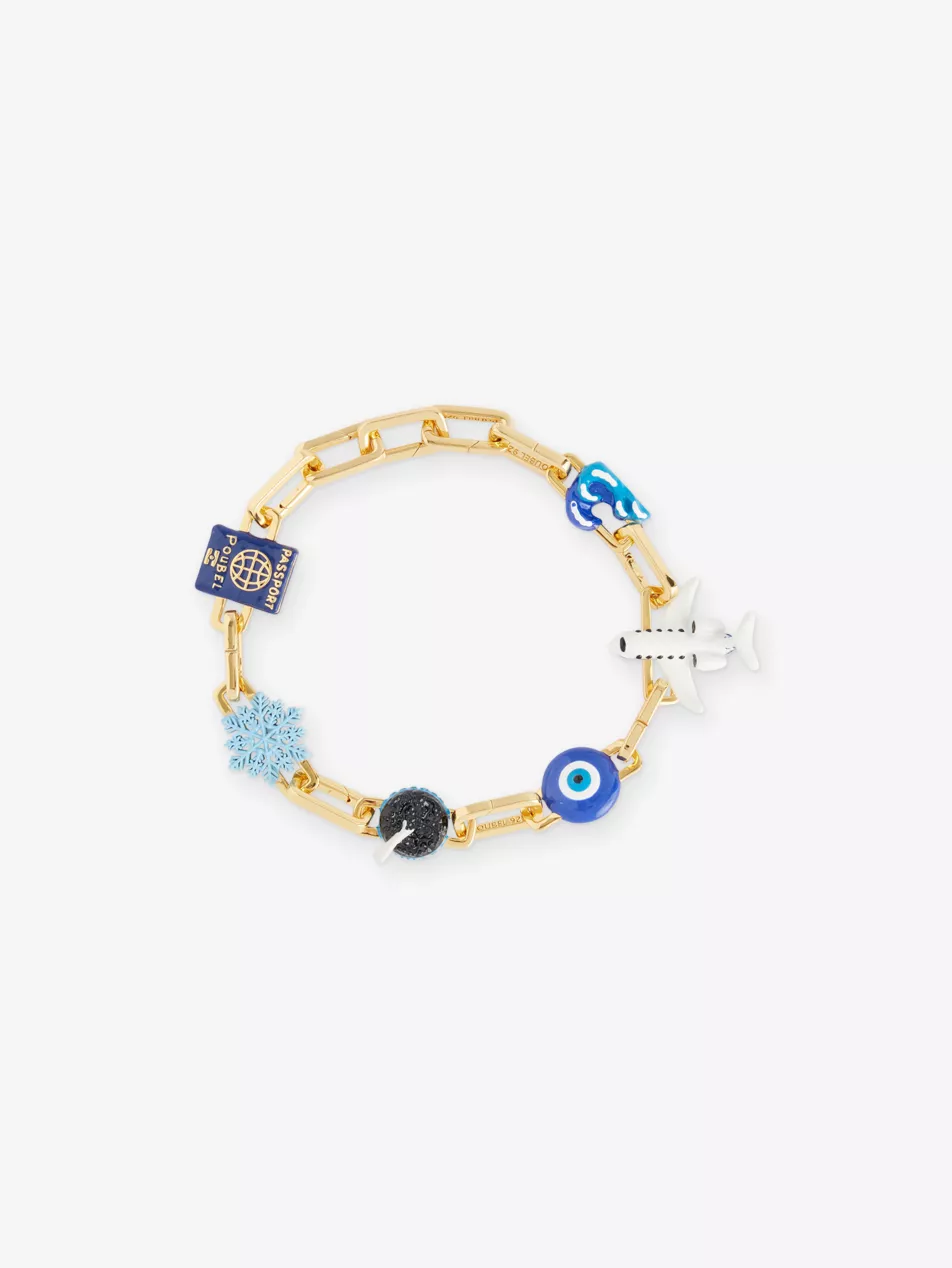 Globetrotter Set Gold Vermeil Bracelet