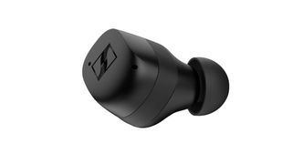 Sennheiser Momentum True Wireless 3 review: earbud on a white background