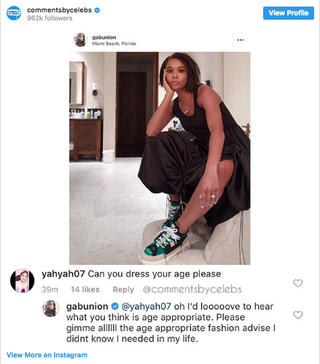 Gabrielle Union Screenshot Instagram