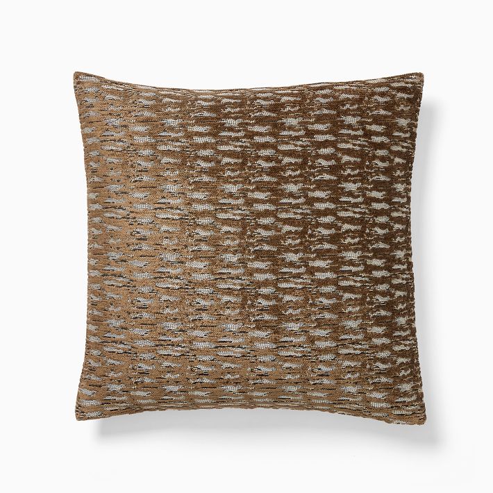 Abstract Linear Chenille Pillow Cover