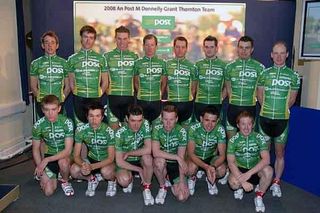 Come on you boys in green: the full line up of the new An Post - Sean Kelly Professional Cycling Team.