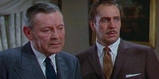 Herbert Marshall and Vincent Price in The Fly