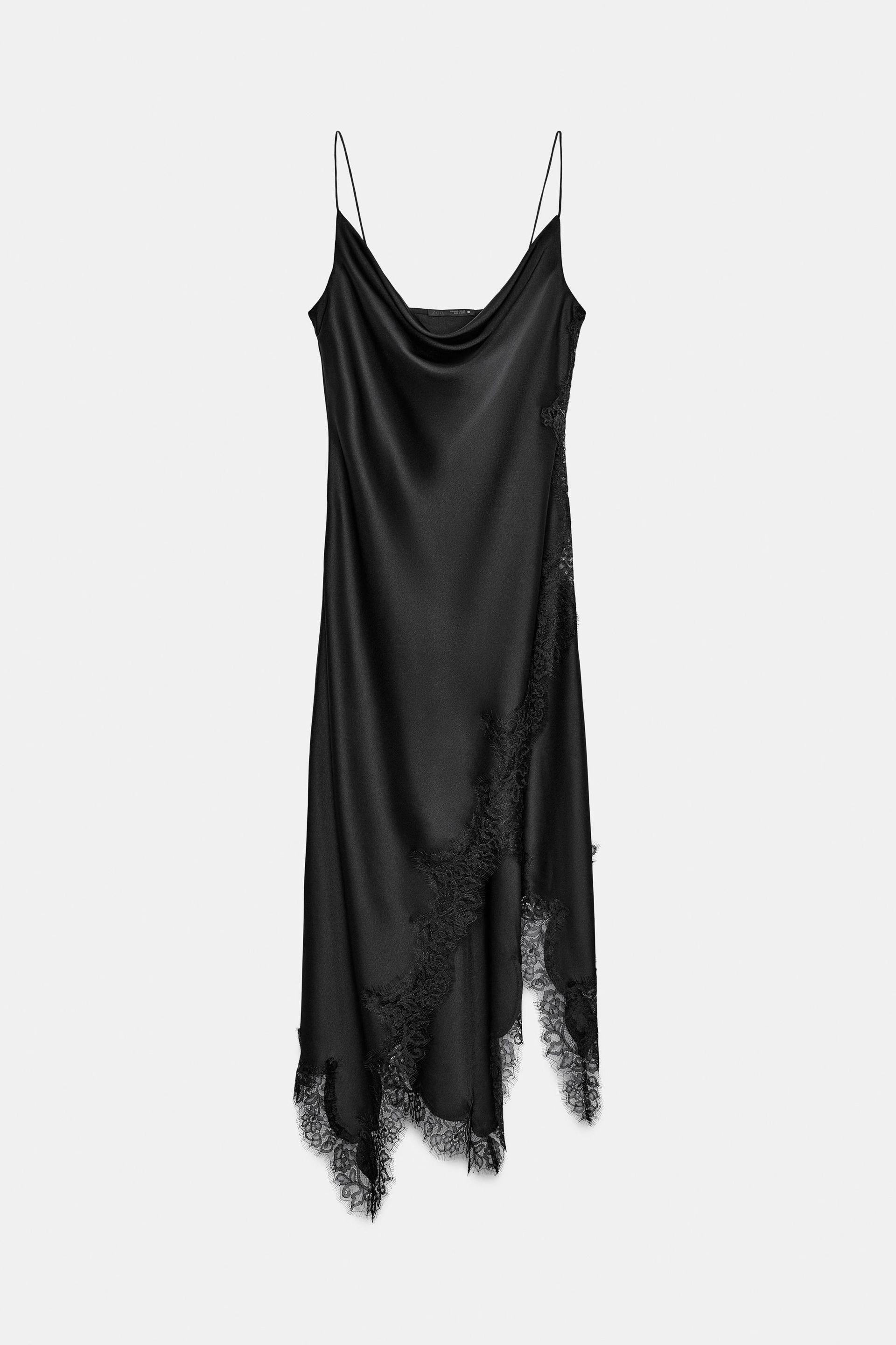 Satin Lace Dress Zw Collection