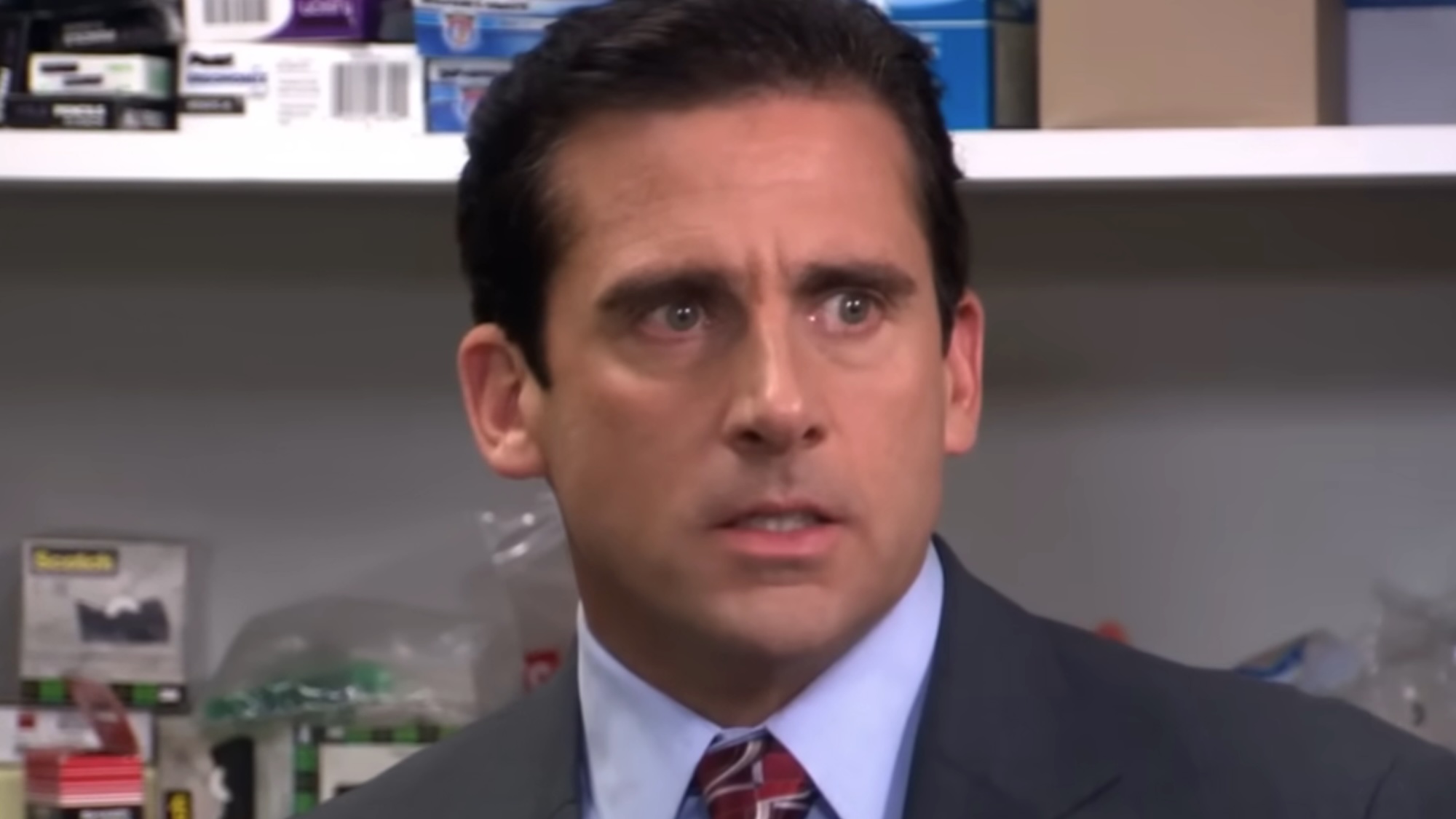 Steve Carell as Michael Scott in The Office