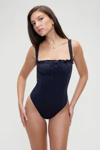 Frankies Bikinis Fawn One Piece Swimsuit