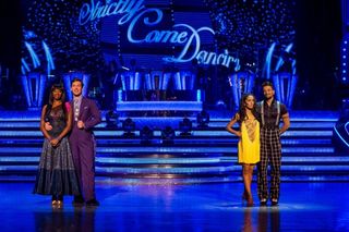 Peter Andre faces Jamelia in the dance-off on Strictly Come Dancing