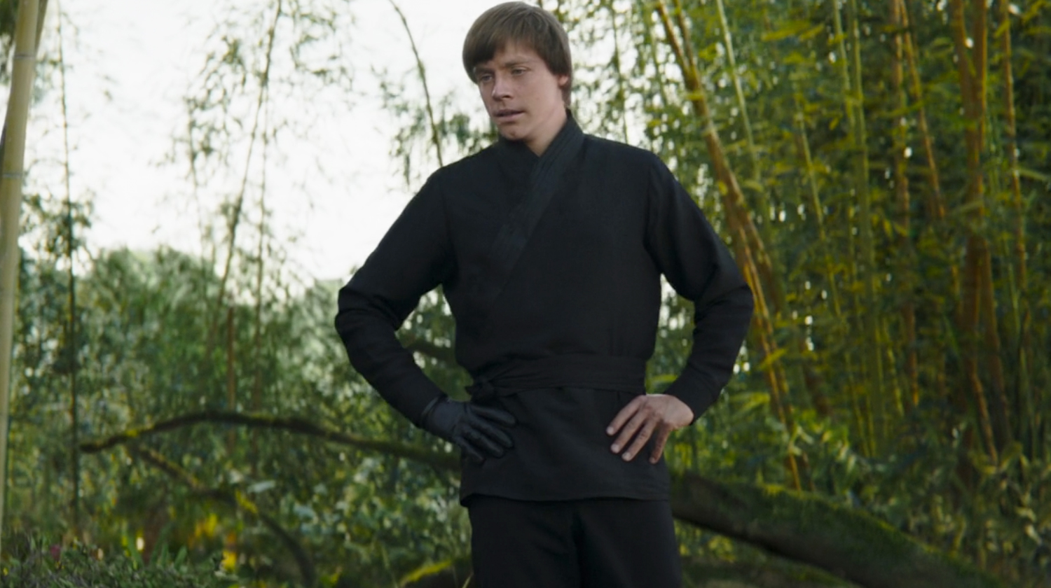 Yeah, it's great to see Luke training Grogu. And yes, "Star Wars" there is a fixed nostalgic Skywalker