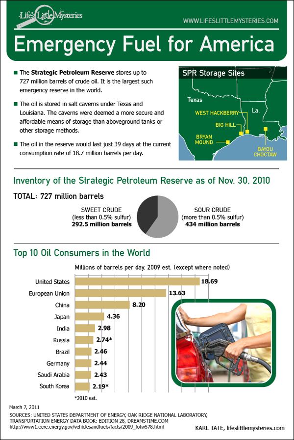 America&#039;s Emergency Oil Plan Infographic