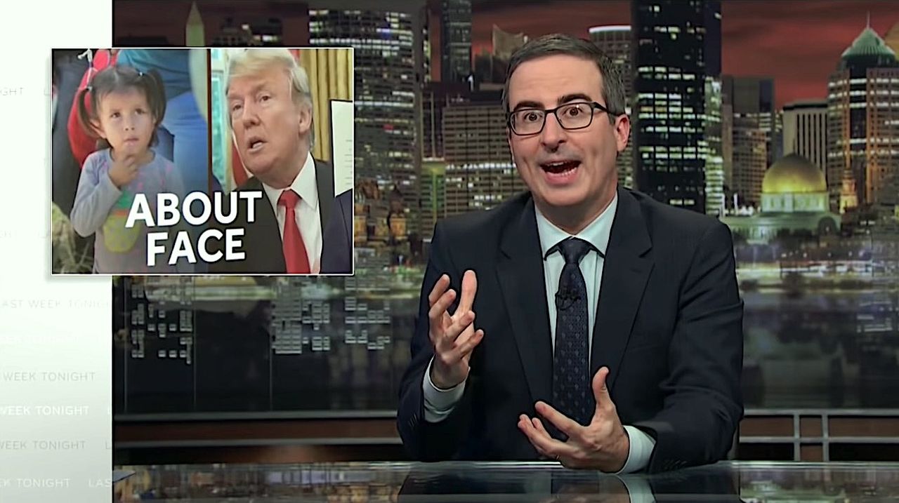 John Oliver on Trump border policy reversal