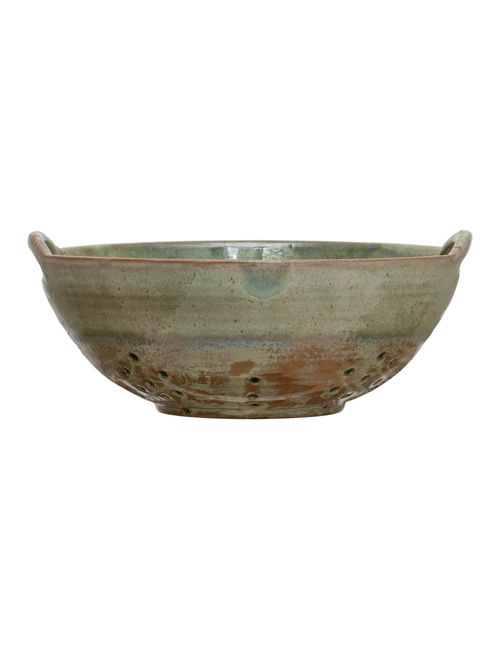 Stoneware Berry Bowl With Handles