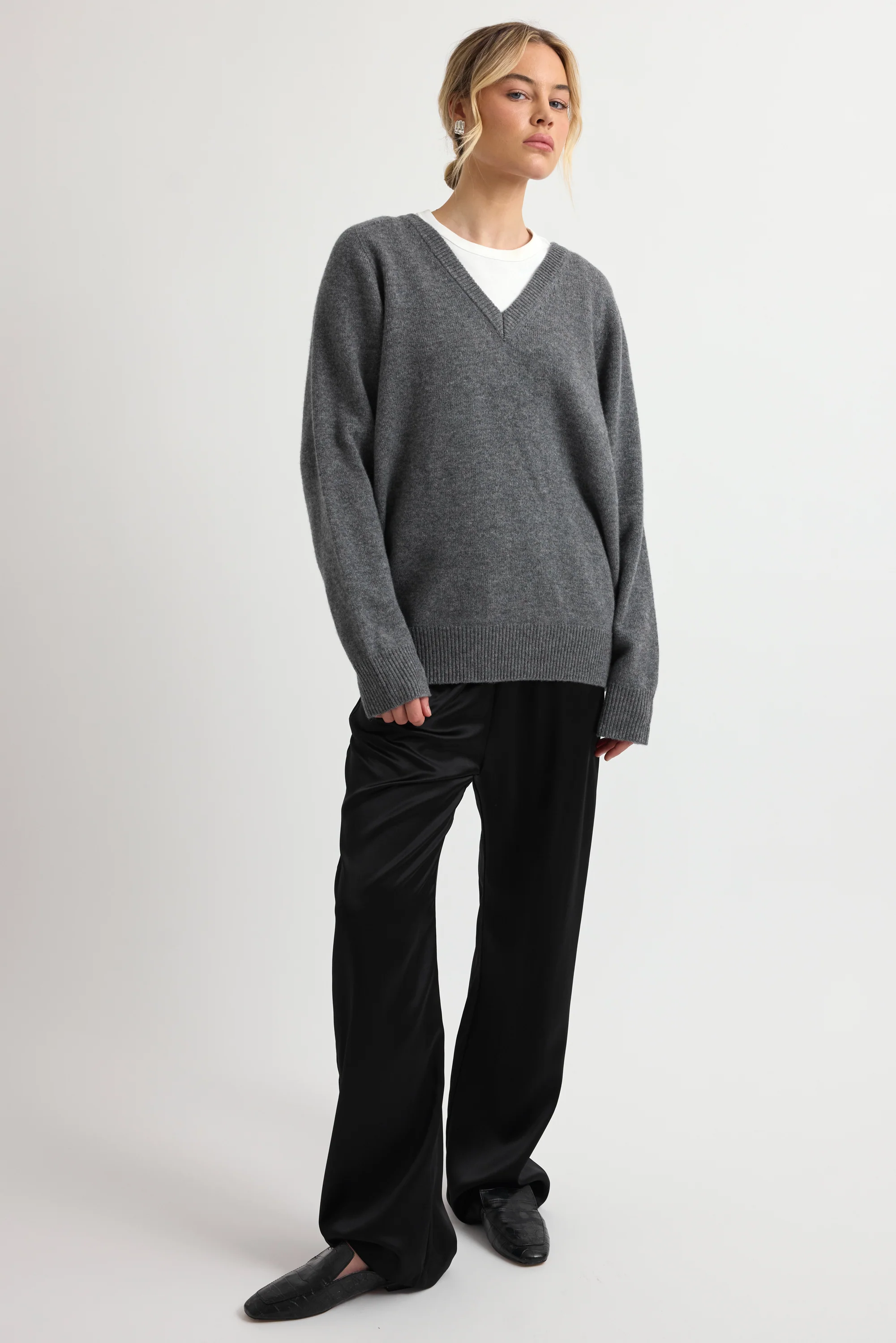 Almina Concept, Wool V Neck Sweater