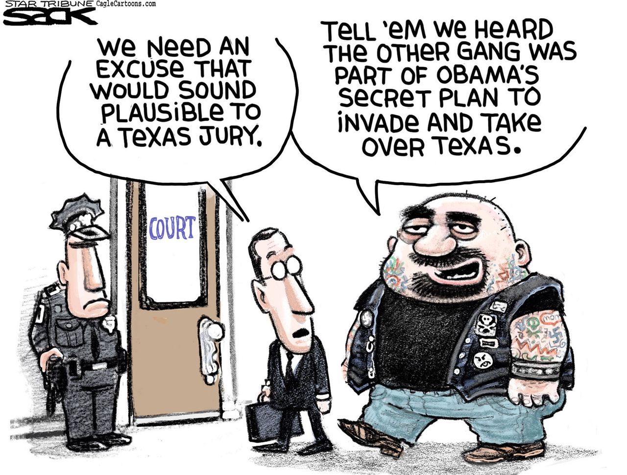 Editorial cartoon U.S. Texas Shooting