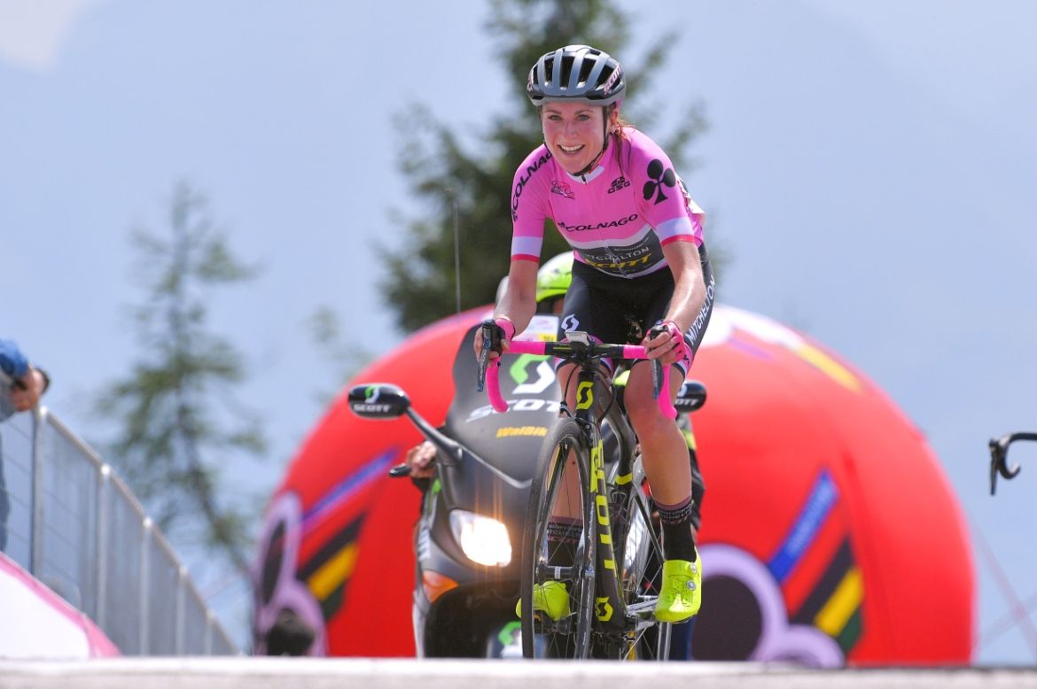 Annemiek van Vleuten wins on the Monte Zoncolan