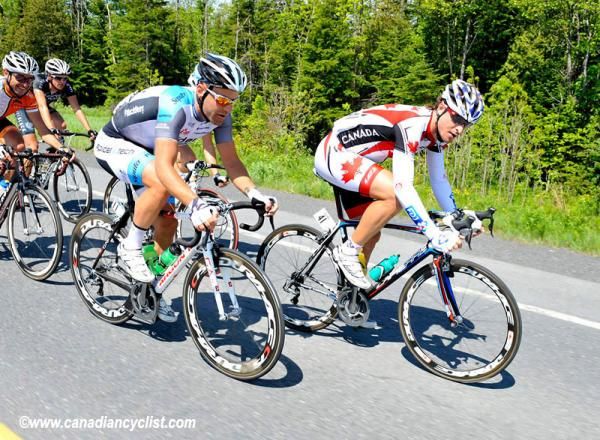 Svein Tuft (Spidertech p/b C10) and Dom Rollin (Team Canada)
