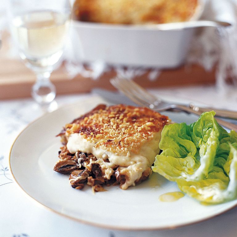 Mushroom and Prosciutto Lasagne Dinner Recipes Woman & Home