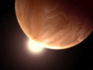 Alien Planet GJ 1214b Cloudy Atmosphere