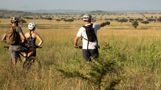 Mountain biking with Singita in the Serengeti To help anti-poaching