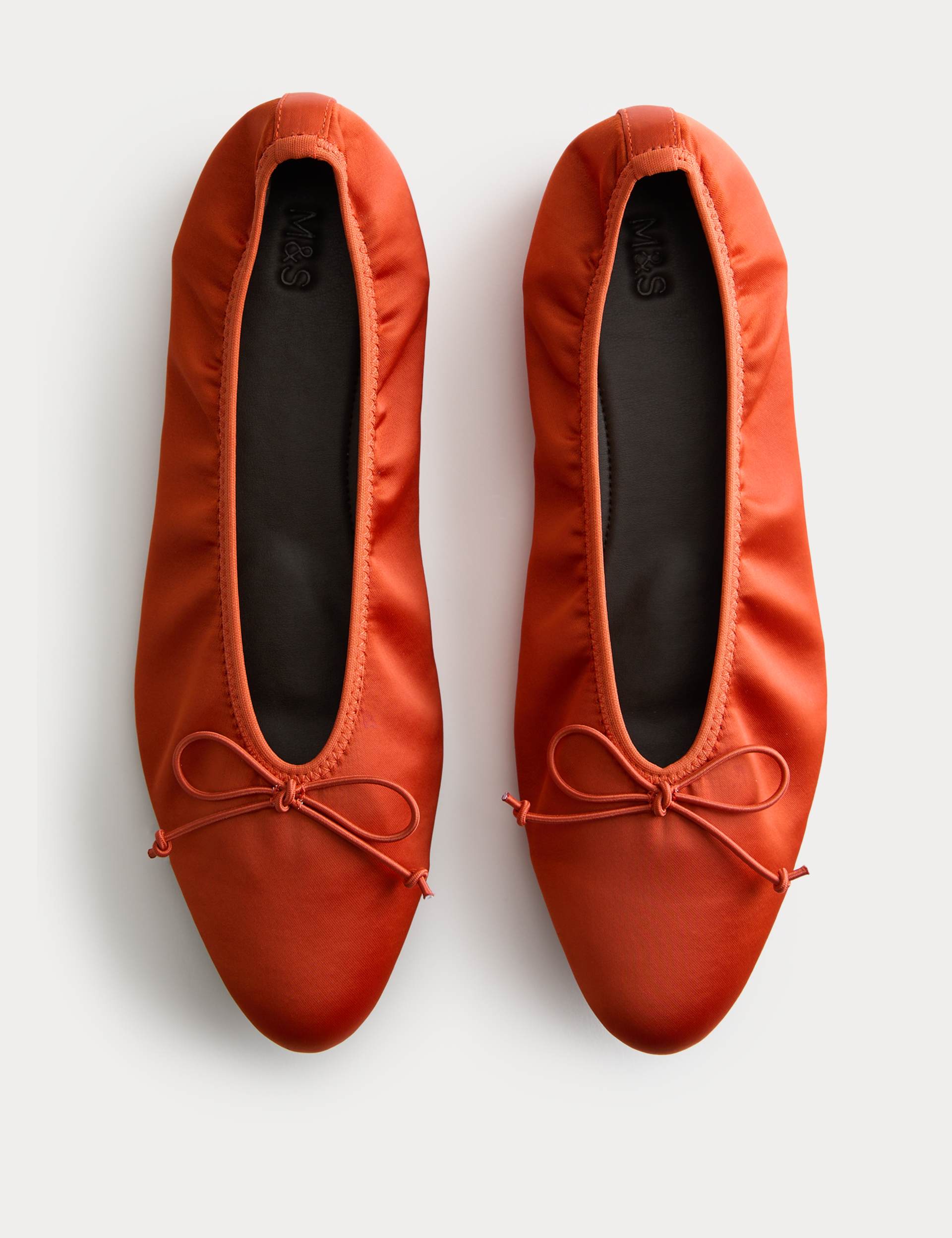 Satin Flat Ballet Pumps