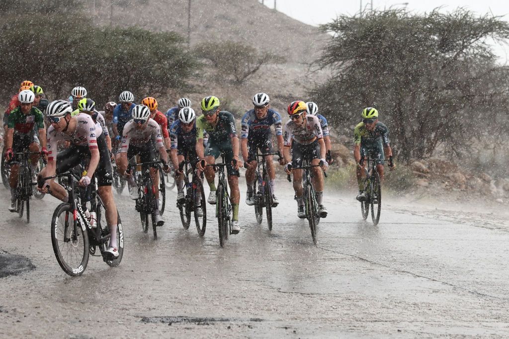 A deluge of rain fell during stage 2