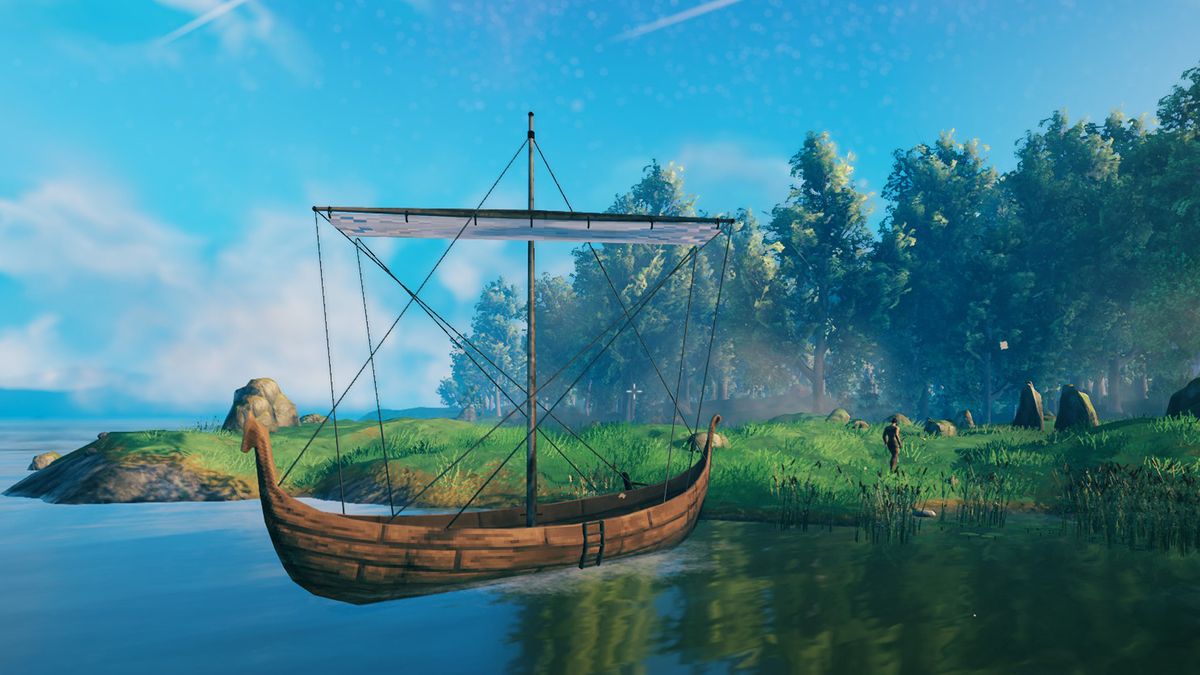 Valheim boat How to make and dock them PC Gamer