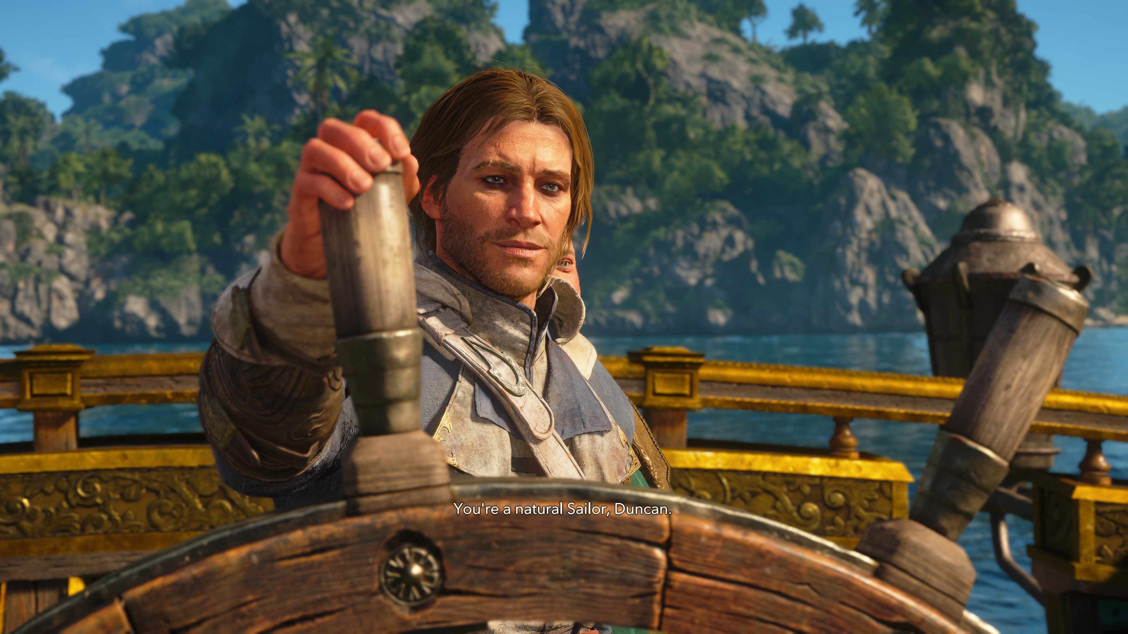 Assassins Creed Black Flag Resynced gameplay screenshot of Edward sailing