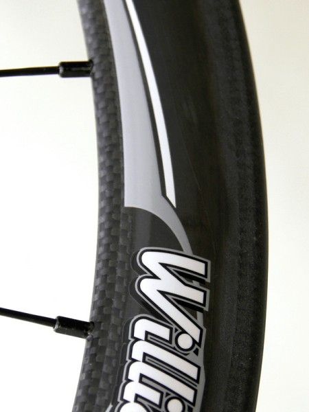 External nipples require bigger holes in the rim but they're easier to service. Williams also went with brass nipples for durability.